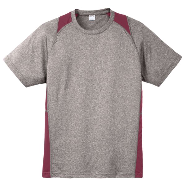 Heather Colorblock Contender ™ Tee Thumbnail
