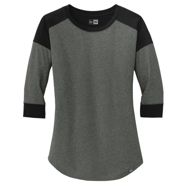 ® Ladies Heritage Blend 3/4 Sleeve Baseball Raglan Tee Thumbnail