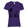 Women's Heavy Cotton™ V-Neck T-Shirt Thumbnail
