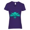 Women's Heavy Cotton™ V-Neck T-Shirt Thumbnail
