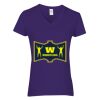 Women's Heavy Cotton™ V-Neck T-Shirt Thumbnail